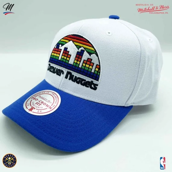 Cappello NBA Denver Nuggets HWC "Team 2 Tone 2.0 (Cappellino) Mitchell & Ness chez FrenchMarket