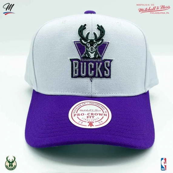 Cappello NBA Milwaukee Bucks HWC "Team 2 Tone 2.0 (Cappellino) Mitchell & Ness chez FrenchMarket