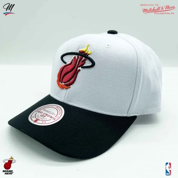 Cappellino Miami Heat HWC "Team 2 Tone 2.0" NBA (Cappellino) Mitchell & Ness chez FrenchMarket