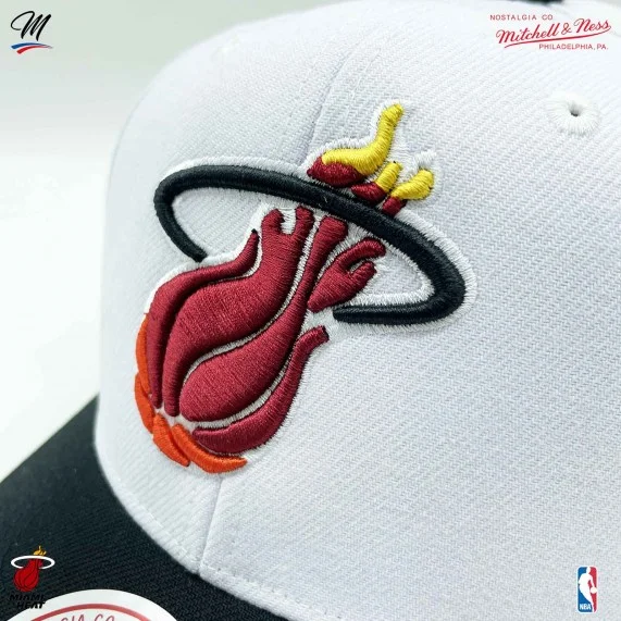 Casquette NBA Miami Heat HWC "Team 2 Tone 2.0" (Casquettes) Mitchell & Ness chez FrenchMarket