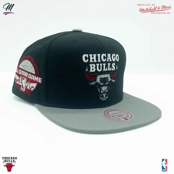 Cappello NBA "Core III Snapback" Chicago Bulls (Cappellino) Mitchell & Ness chez FrenchMarket