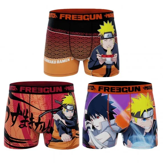 Juego de 3 bóxers de Naruto para niños (Calzoncillos de niño) Freegun chez FrenchMarket