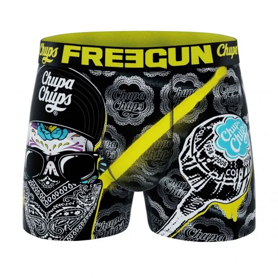 Boxer Homme Microfibre Skull "Chupa Chups" (Boxers Homme) Freegun chez FrenchMarket