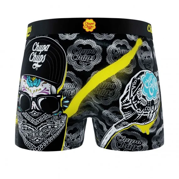 Boxer Homme Microfibre Skull "Chupa Chups" (Boxers Homme) Freegun chez FrenchMarket