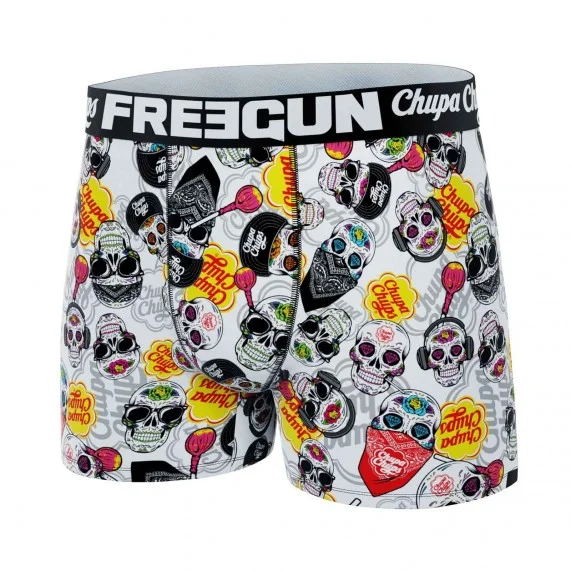 Boxer Homme Microfibre Skull "Chupa Chups" (Boxers Homme) Freegun chez FrenchMarket