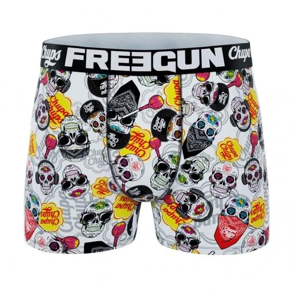 Boxer Homme Microfibre Skull "Chupa Chups" (Boxers Homme) Freegun chez FrenchMarket