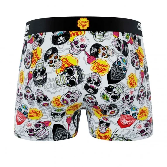 Boxer Homme Microfibre Skull "Chupa Chups" (Boxers Homme) Freegun chez FrenchMarket