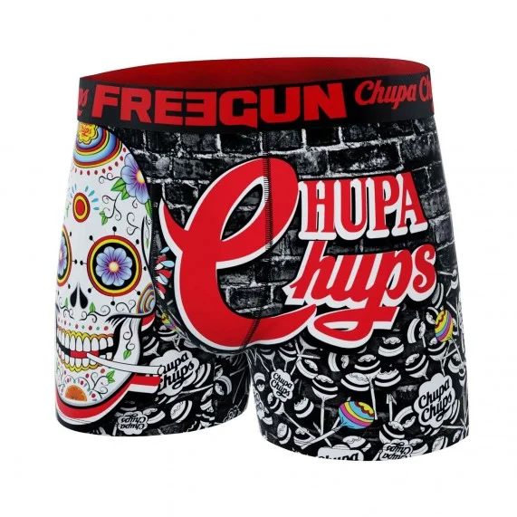 Boxer Homme Microfibre Skull "Chupa Chups" (Boxers Homme) Freegun chez FrenchMarket