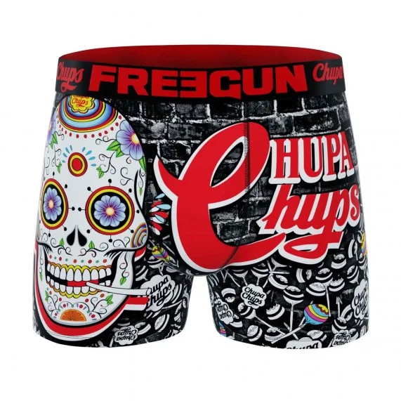 Boxer Mann Mikrofaser Skull "Chupa Chups" (Boxershorts) Freegun auf FrenchMarket