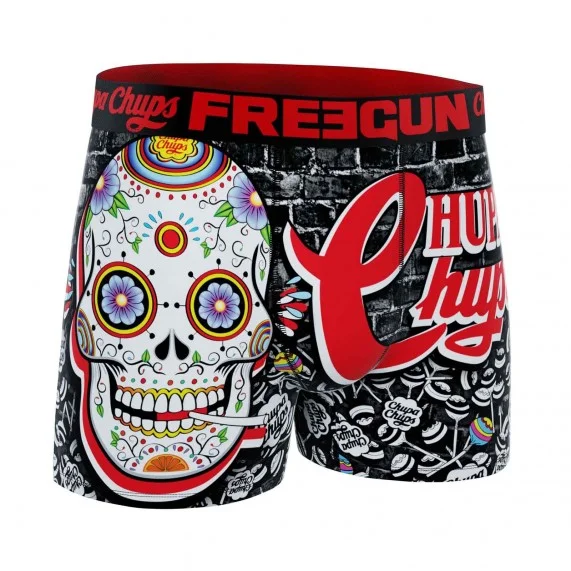 Boxer Mann Mikrofaser Skull "Chupa Chups" (Boxershorts) Freegun auf FrenchMarket