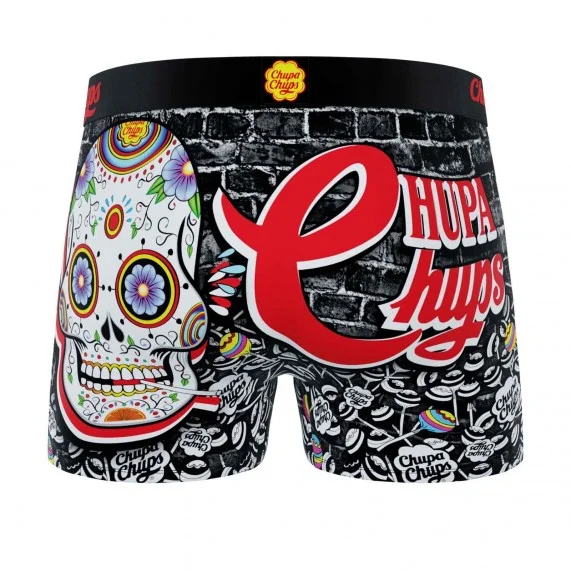 Boxer Mann Mikrofaser Skull "Chupa Chups" (Boxershorts) Freegun auf FrenchMarket