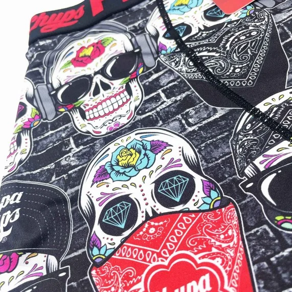 Boxer Homme Microfibre Skull "Chupa Chups" (Boxers Homme) Freegun chez FrenchMarket