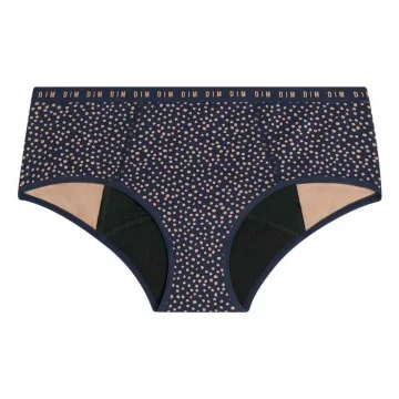 Bio-Baumwolle waschbar Menstruation Shorty Boxer - Abundant Flow (Boxers - Höschen) Dim auf FrenchMarket