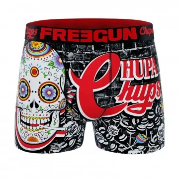 Boxer in microfibra con teschio "Chupa Chups" per ragazzi (Boxer) Freegun chez FrenchMarket