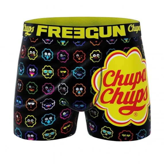 Boxer de microfibra con calavera "Chupa Chups" para niño (Boxers) Freegun chez FrenchMarket