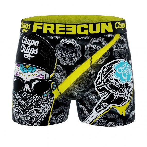 Boxer in microfibra con teschio "Chupa Chups" per ragazzi (Boxer) Freegun chez FrenchMarket