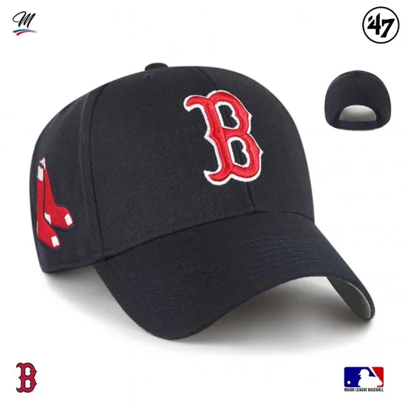 Casquette MLB Boston Red Sox "Sure Shot Snapback MVP" (Casquettes) '47 Brand chez FrenchMarket