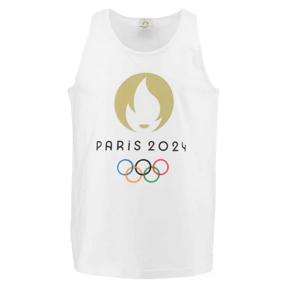 Camiseta de tirantes para hombre "Juegos Olímpicos París 2024" 100% Algodón (Débardeur) French Market chez FrenchMarket