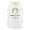 Camiseta de tirantes para hombre "Juegos Olímpicos París 2024" 100% Algodón (Débardeur) French Market chez FrenchMarket