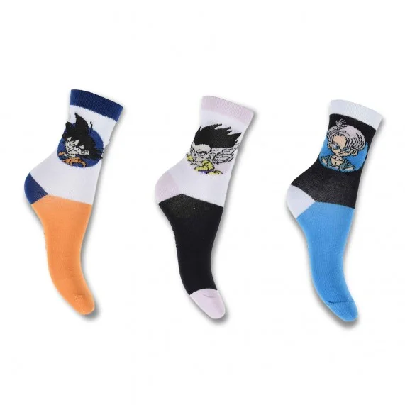 Lot de 6 Paires de Chaussettes Garçon Dragon Ball Z (Fantaisies) French Market chez FrenchMarket