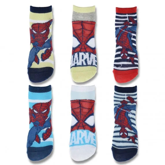 Calcetines MARVEL Spider-Man de niño, paquete de 6 unidades (Fantasías) French Market chez FrenchMarket