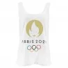 Damestop "Olympische Spelen Parijs 2024" Wit 100% Katoen (Damestanktop) French Market chez FrenchMarket