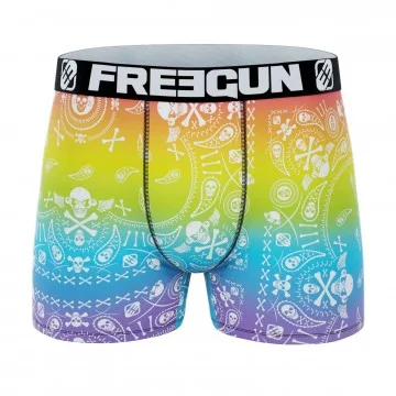 Boxer Homme Premium "Psychedelic" (Boxers Homme) Freegun chez FrenchMarket