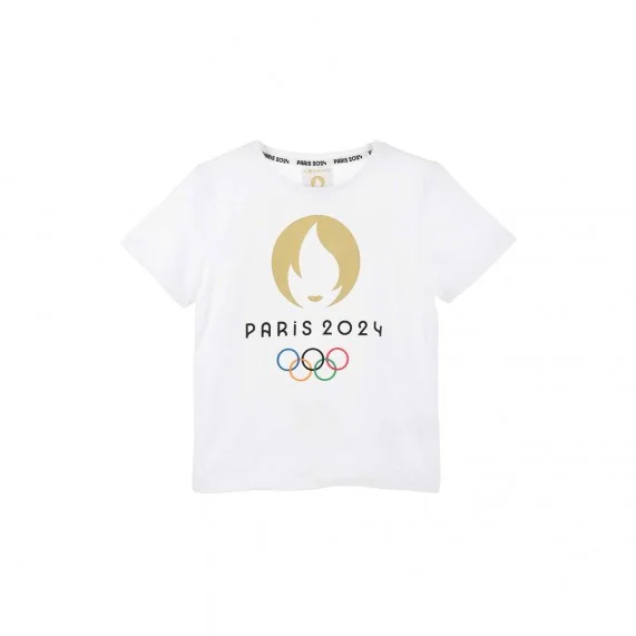 Camiseta para niños "Juegos Olímpicos París 2024" 100% Algodón (T-Shirt) French Market chez FrenchMarket