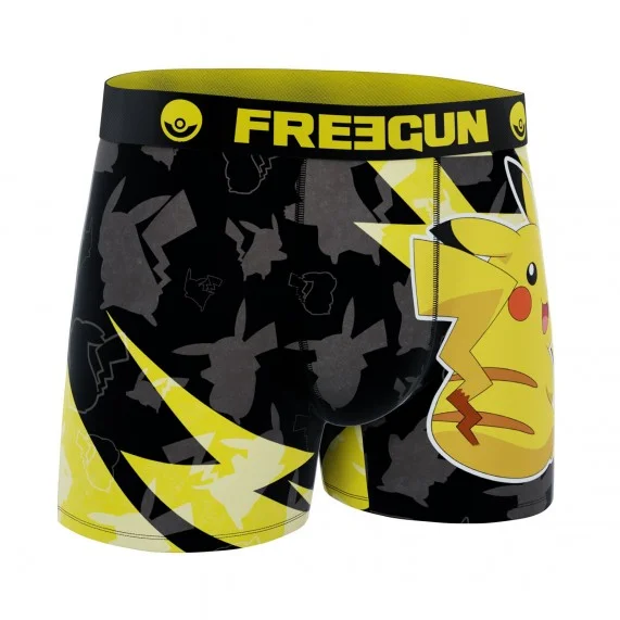 Boxer Garçon Pokemon "Pikachu 2024" (Boxers) Freegun chez FrenchMarket