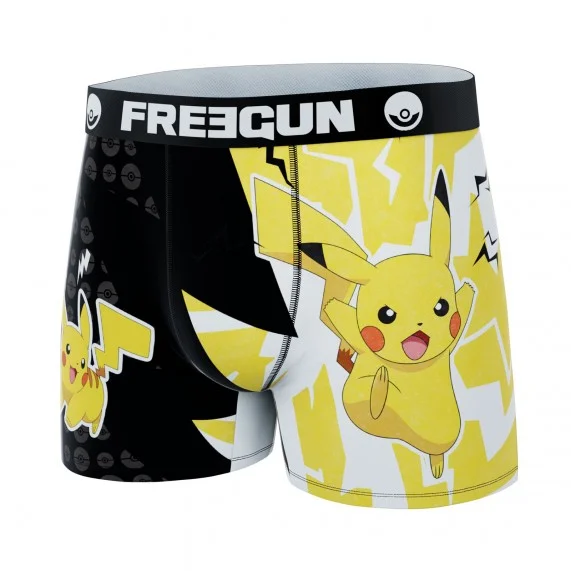 Boxershorts, Jungen Pokemon "Pikachu 2024 (Boxer) Freegun auf FrenchMarket