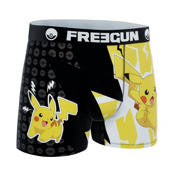 Boxer da bambino Pokemon "Pikachu 2024 (Boxer) Freegun chez FrenchMarket