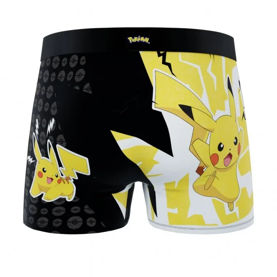 Boxer Garçon Pokemon "Pikachu 2024" (Boxers) Freegun chez FrenchMarket