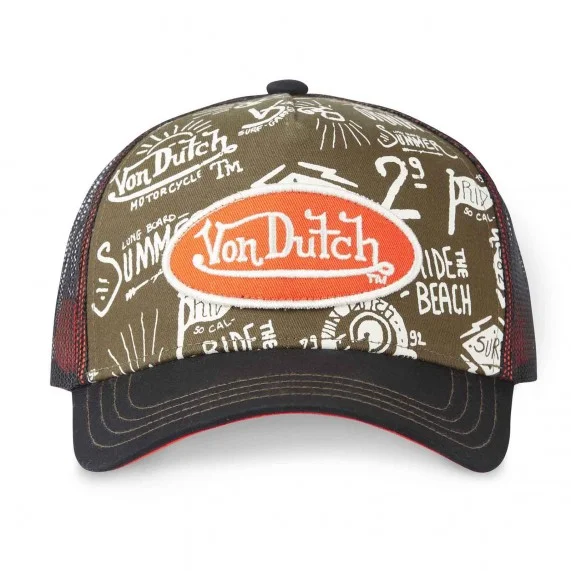 Cappello trucker estivo con motivo (Cappellino) Von Dutch chez FrenchMarket