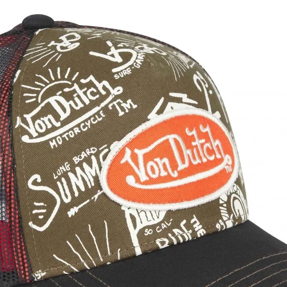 Casquette Trucker "Pattern Summer" (Casquettes) Von Dutch chez FrenchMarket