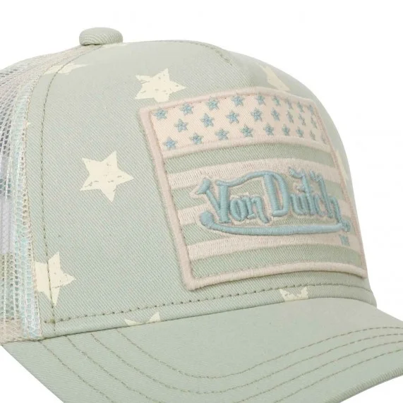 Cappello Trucker con bandiera USA e stelle (Tappi) Von Dutch chez FrenchMarket