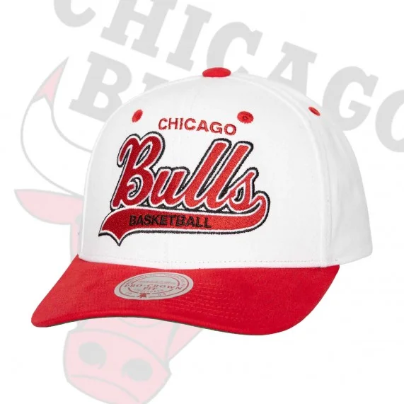 Cappellino Chicago Bulls "Tail Sweep Pro" NBA (Cappellino) Mitchell & Ness chez FrenchMarket