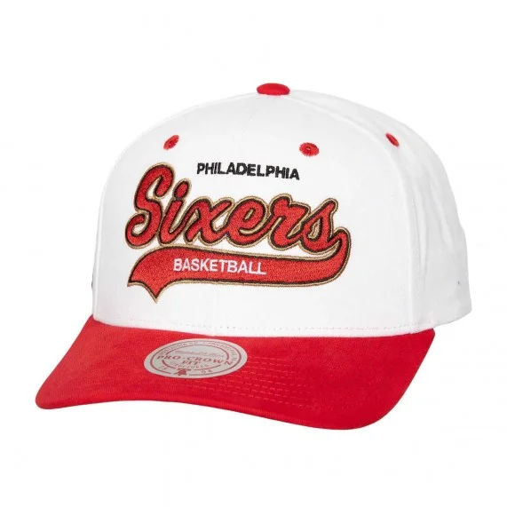 Casquette NBA Philadelphia Sixers "Tail Sweep Pro" (Casquettes) Mitchell & Ness chez FrenchMarket