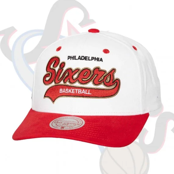 Casquette NBA Philadelphia Sixers "Tail Sweep Pro" (Casquettes) Mitchell & Ness chez FrenchMarket