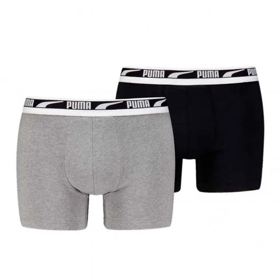 Set di 2 boxer in cotone "Everyday Multi Logo" da uomo (Boxer da uomo) PUMA chez FrenchMarket