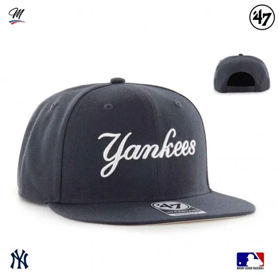 Casquette MLB New York Yankees"No Shot Sure Under Script Captain" (Caps) '47 Brand chez FrenchMarket