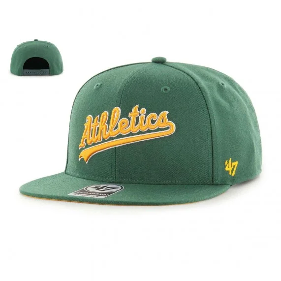 Cappellino MLB Oakland Athletics "No Shot Sure Under Script Captain (Cappellino) '47 Brand chez FrenchMarket