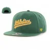 MLB Oakland Athletics "No Shot Sure Under Script Captain" Cap (Caps) '47 Brand chez FrenchMarket