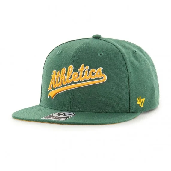 Cappellino MLB Oakland Athletics "No Shot Sure Under Script Captain (Cappellino) '47 Brand chez FrenchMarket