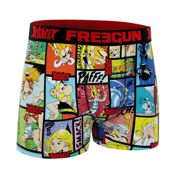 Boxer de microfibra "Astérix BD" para hombre (Boxers) Freegun chez FrenchMarket