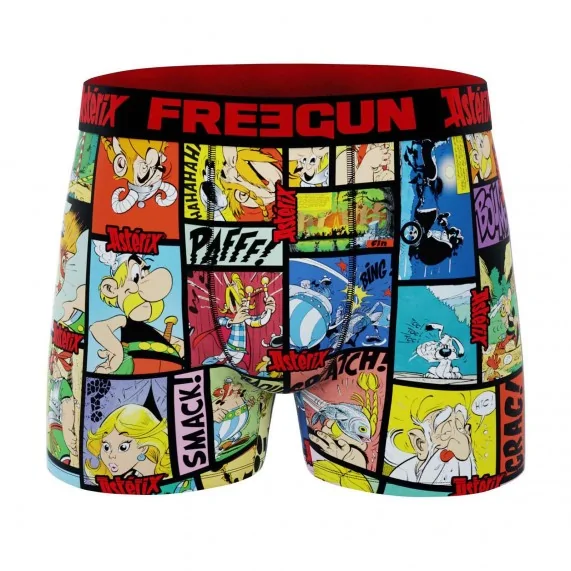 Boxer de microfibra "Astérix BD" para hombre (Boxers) Freegun chez FrenchMarket