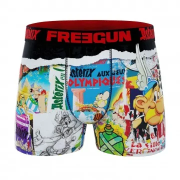 Boxer de microfibra "Astérix BD" para hombre (Boxers) Freegun chez FrenchMarket