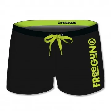 Costume da bagno uomo "Never Stop N24Nero (Boxer) Freegun chez FrenchMarket