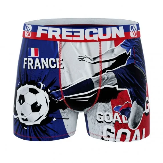 Bokser Heren Voetbal Frankrijk Allez les Bleus (Boksers) Freegun chez FrenchMarket