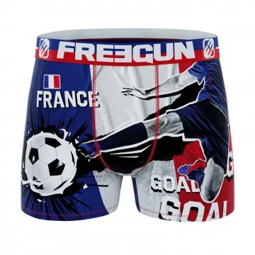 Boxer Mann Fußball Frankreich Allez les Bleus (Boxershorts) Freegun auf FrenchMarket