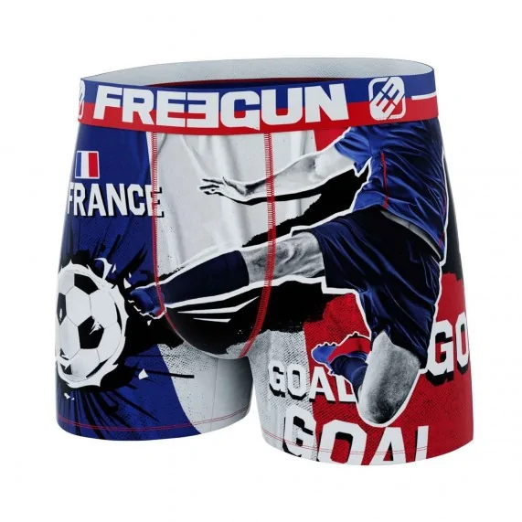 Bokser Heren Voetbal Frankrijk Allez les Bleus (Boksers) Freegun chez FrenchMarket